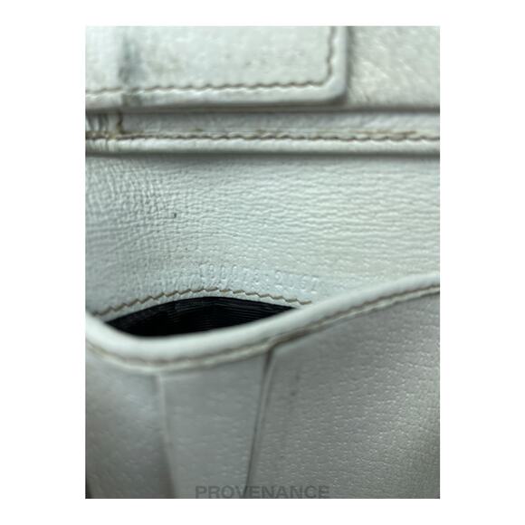 🔴 Gucci GG Supreme Signature Web Bifold Wallet - White - Picture 8 of 8